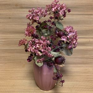 Pretty Plum Faux Flowers
